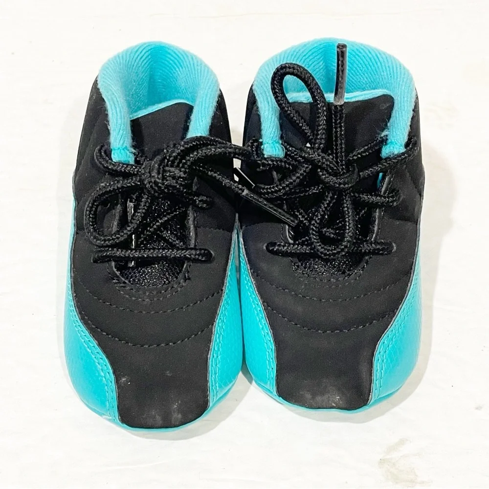 Nike Air Jordan XII 12 Baby Size‎ 4C Hyper Jade Black Teal Turquoise